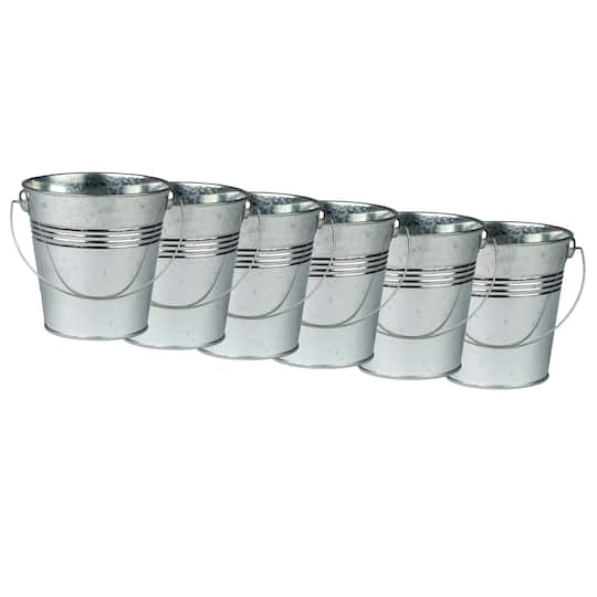 Teacher Created Resources Metal Buckets, 6ct.